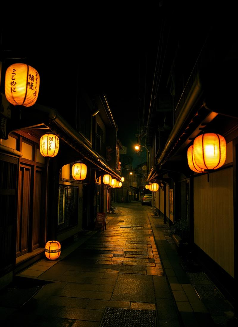 Kyoto, Japan — Gion After the Crowds Leave
