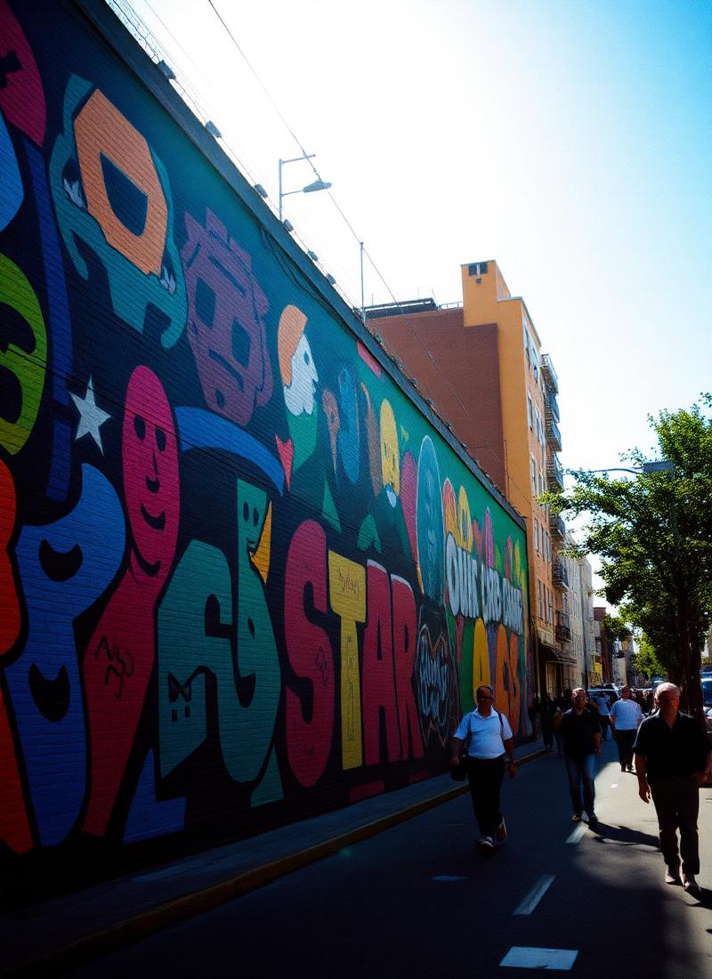 Mexico City, Mexico — Painted Walls of Roma & Juárez